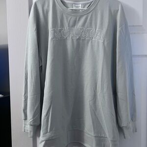 Postpartum Breastfeeding Side Zippers 'MAMA' Sweatshirt